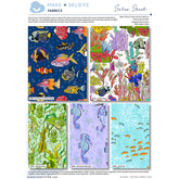 The Crafty Lass Sea in Colour Organic Cotton Fat Quarters (2969-00)